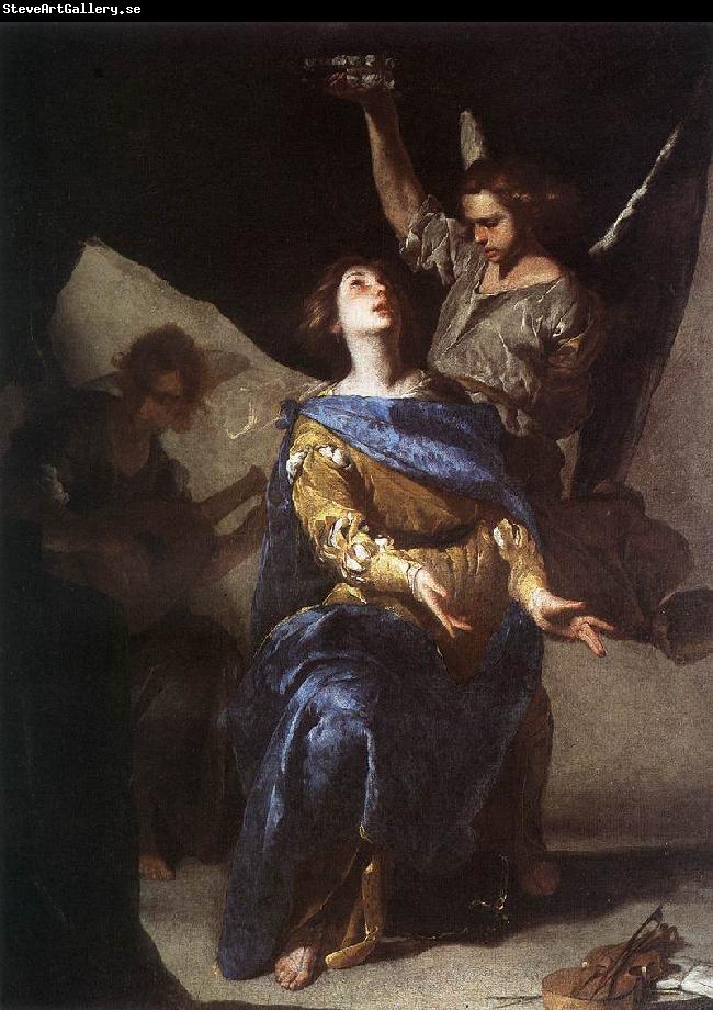 CAVALLINO, Bernardo The Ecstasy of St Cecilia df
